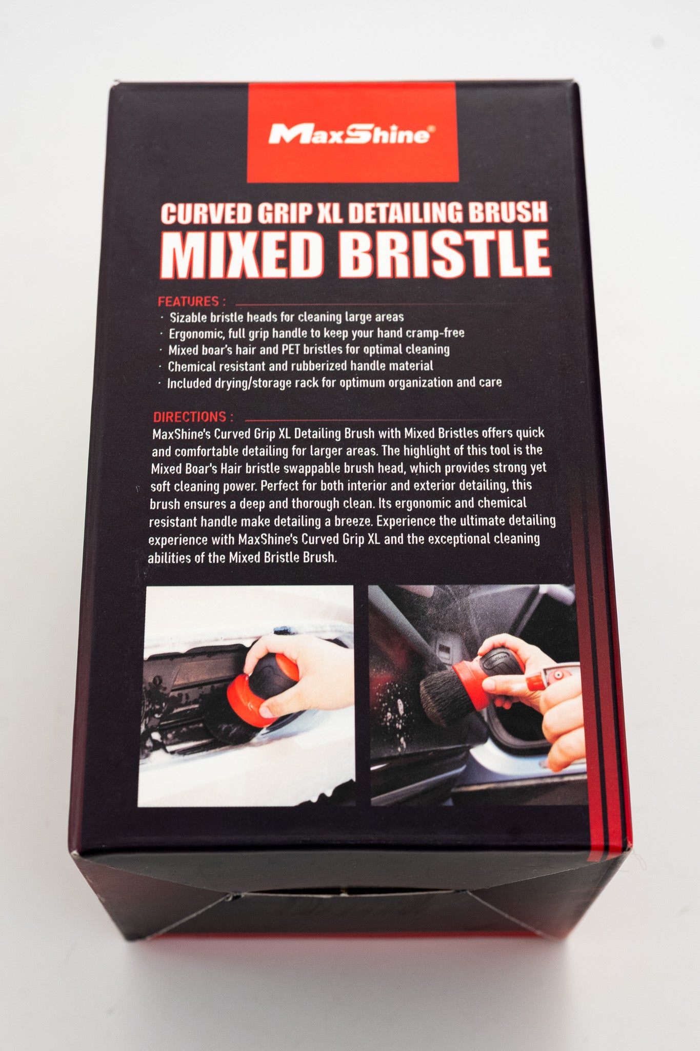 Maxshine Curved Grip XL Detailing Brush