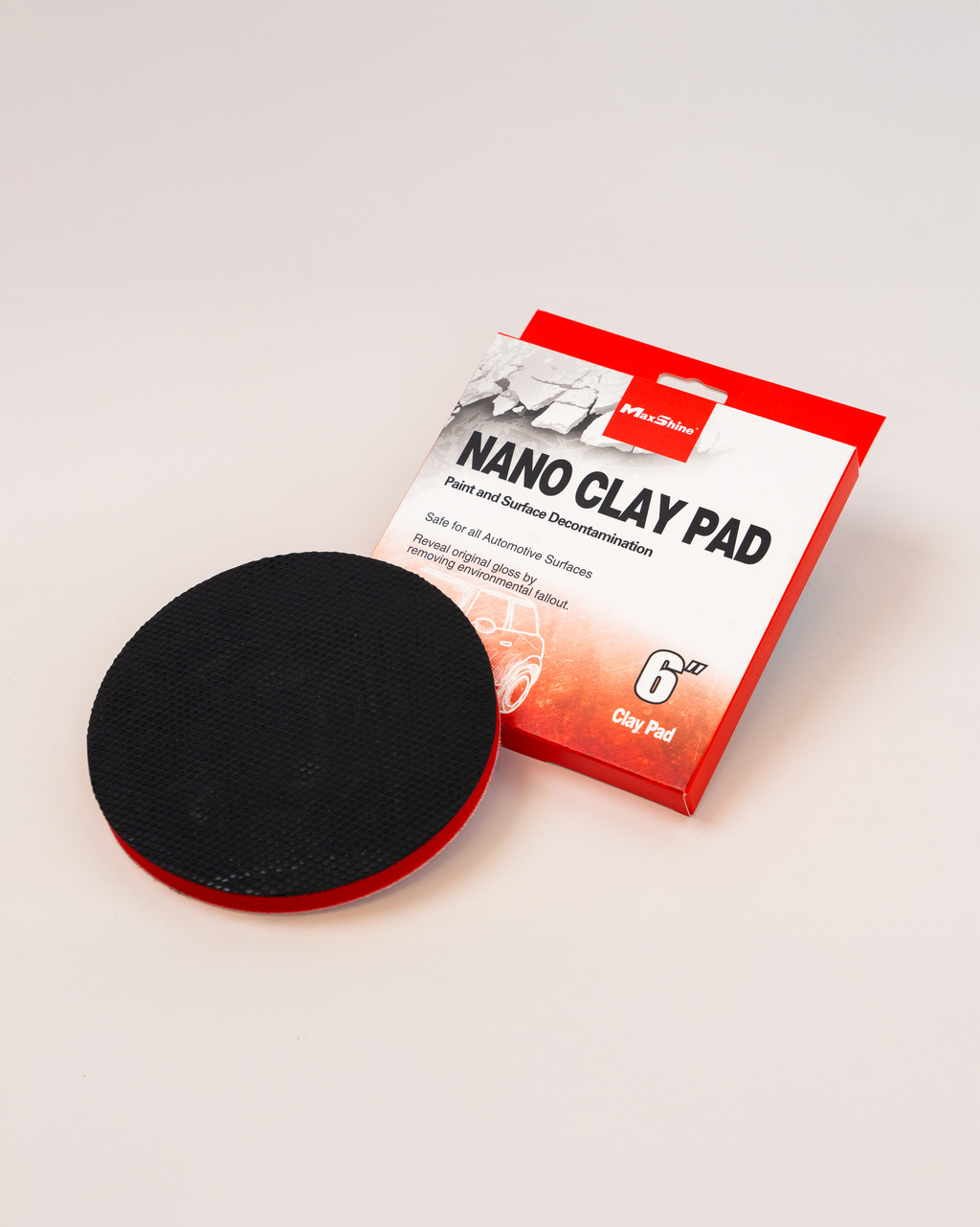 MAXSHINE DA Clay Pad -  6", 1/2" Thick