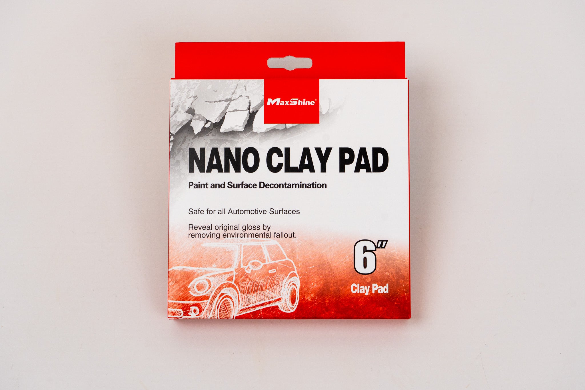 MAXSHINE DA Clay Pad -  6", 1/2" Thick