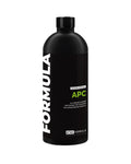 Black bottle of Formula APC cleaner on a white background